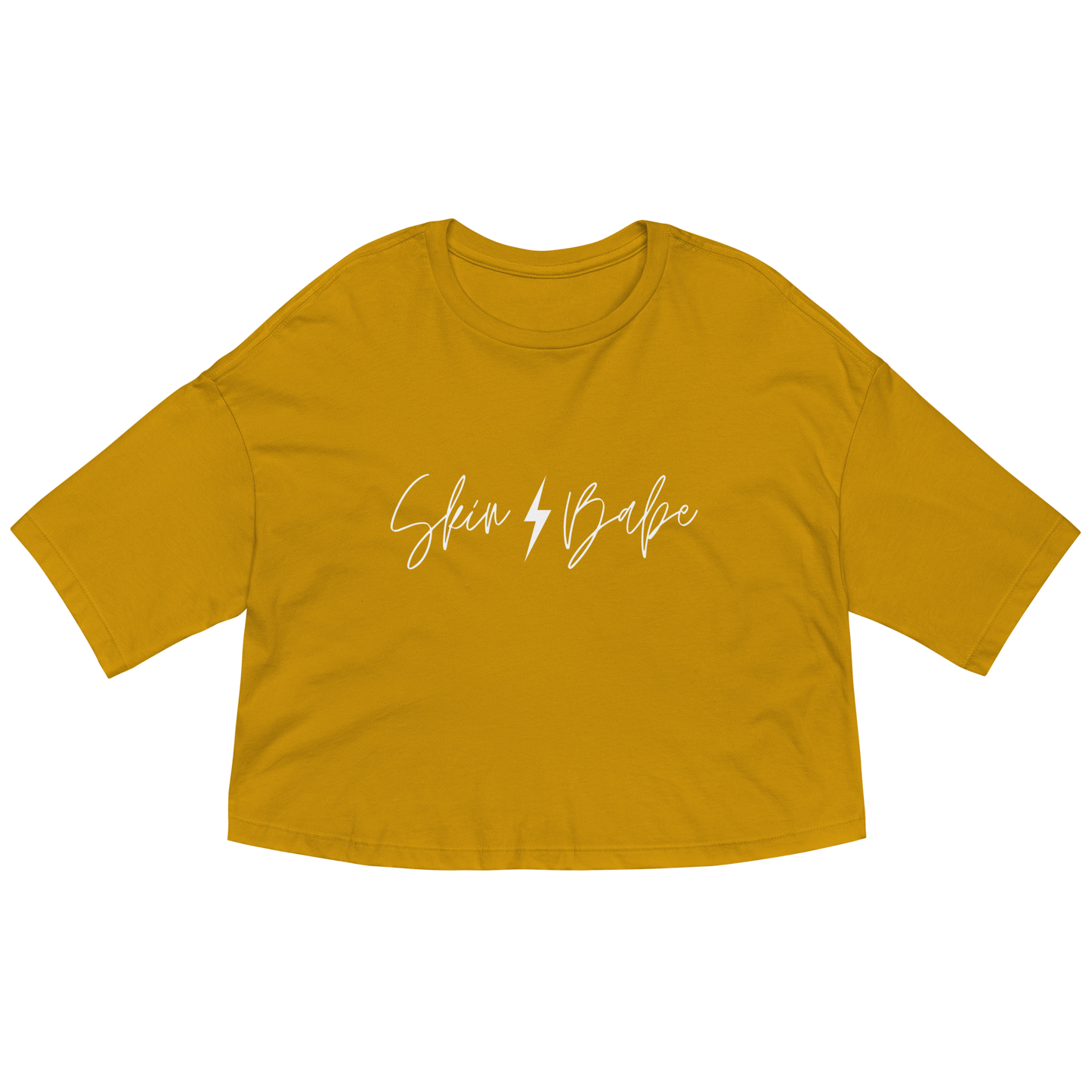 Skin Babe Drop Shoulder Crop Top