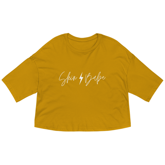 Skin Babe Drop Shoulder Crop Top