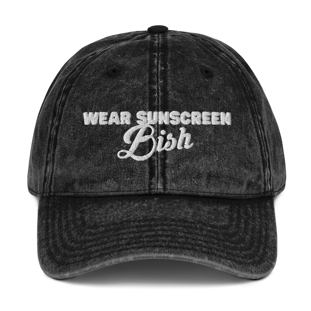 Wear Sunscreen Vintage Dad Hat