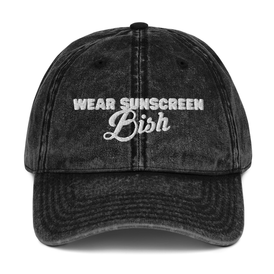 Wear Sunscreen Vintage Dad Hat