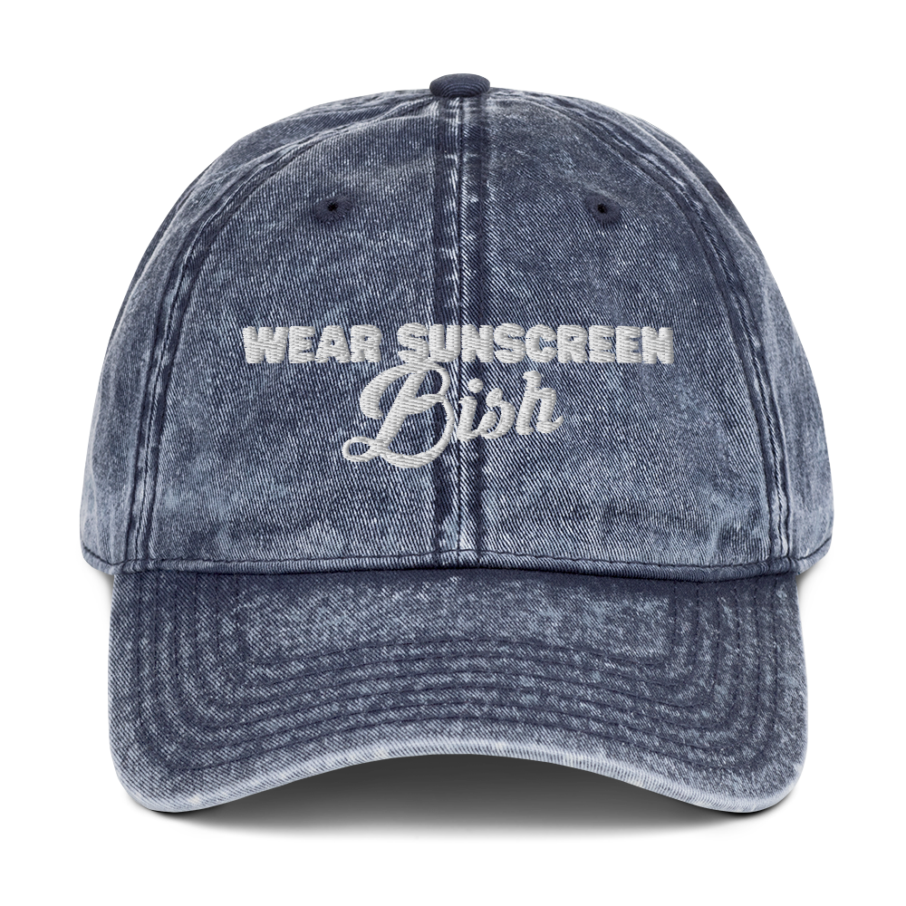 Wear Sunscreen Vintage Dad Hat