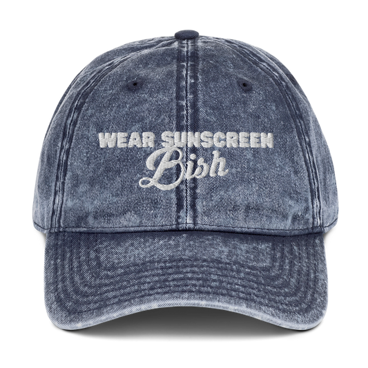 Wear Sunscreen Vintage Dad Hat